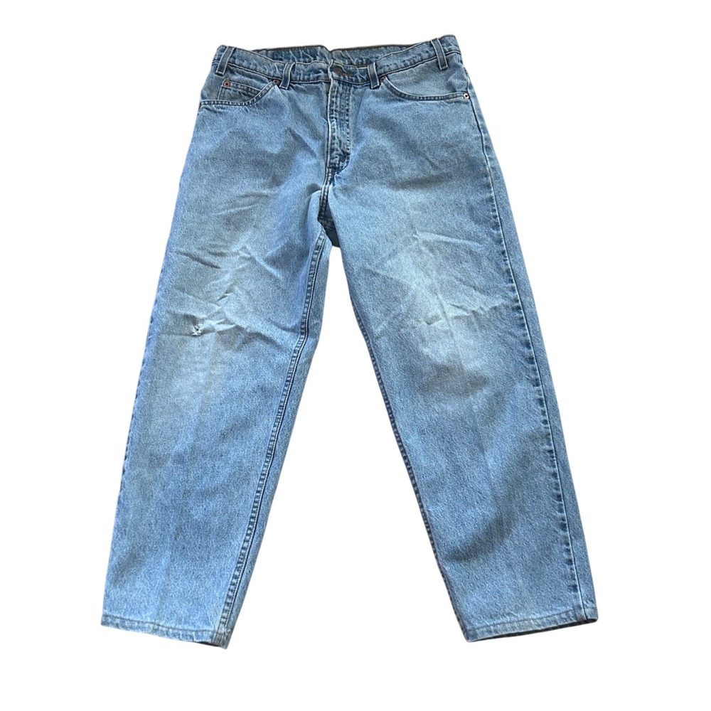 Vintage 90s Levis 550 Orange Tab Relaxed Fit Tapered Distressed MensJeans 34x30